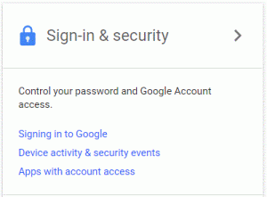 gmail sign-in security